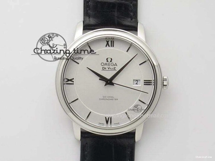 0124 HighQuality De Ville 27mm SS YG Ladies MK 1:1 Best Edition Blue Dial Diamond Markers On SS Bracelet Ronda Quartz 8186